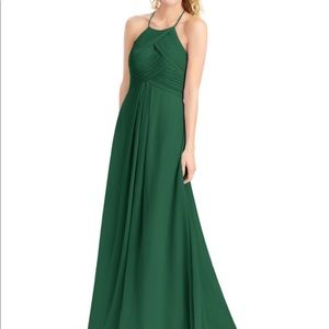 Azazie dark green”ginger” bridesmaid 6